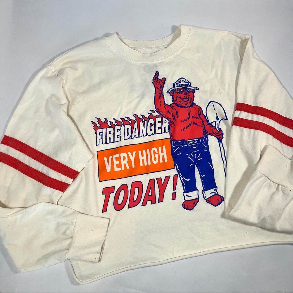 Mighty Fine - Smokey the Bear - Long Sleeve Tee